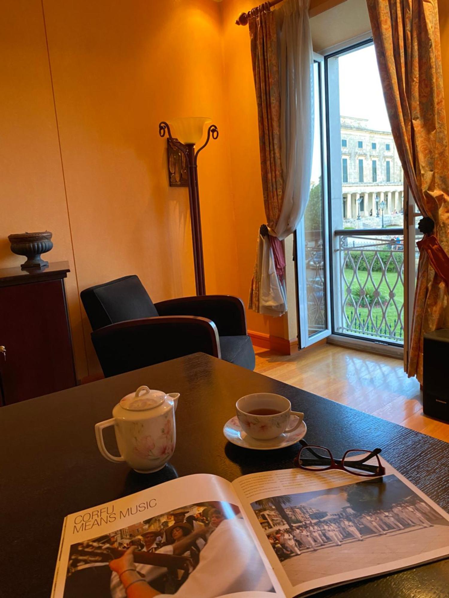 Palazzo Luxury Suite - View To Liston Square & Old Fortress Of Corfu Old Town Экстерьер фото
